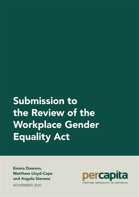 workplace gender equality agency act